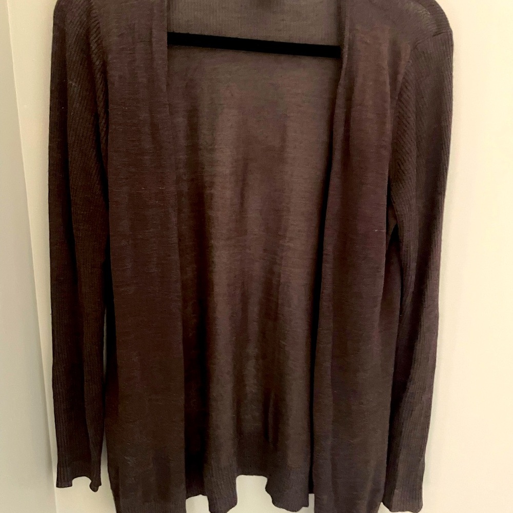 And Taylor brown cardigan like new size medium